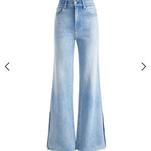 Alice & Olivia Wide Leg Slit Jeans - Brand New!